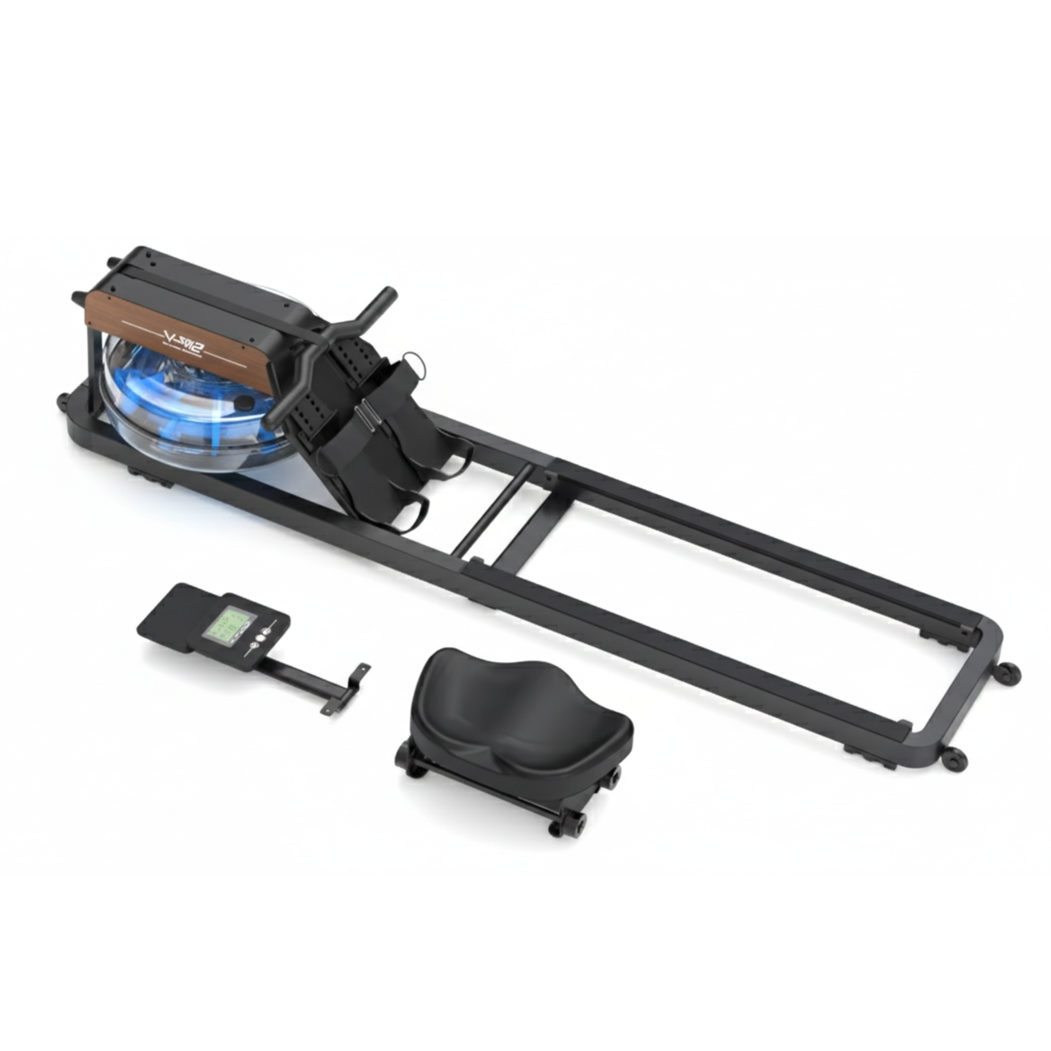 Endurioz W2 – Rameur à Eau Pliable Bluetooth