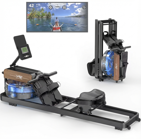 Rameur à eau pliable Bluetooth Endurioz W2