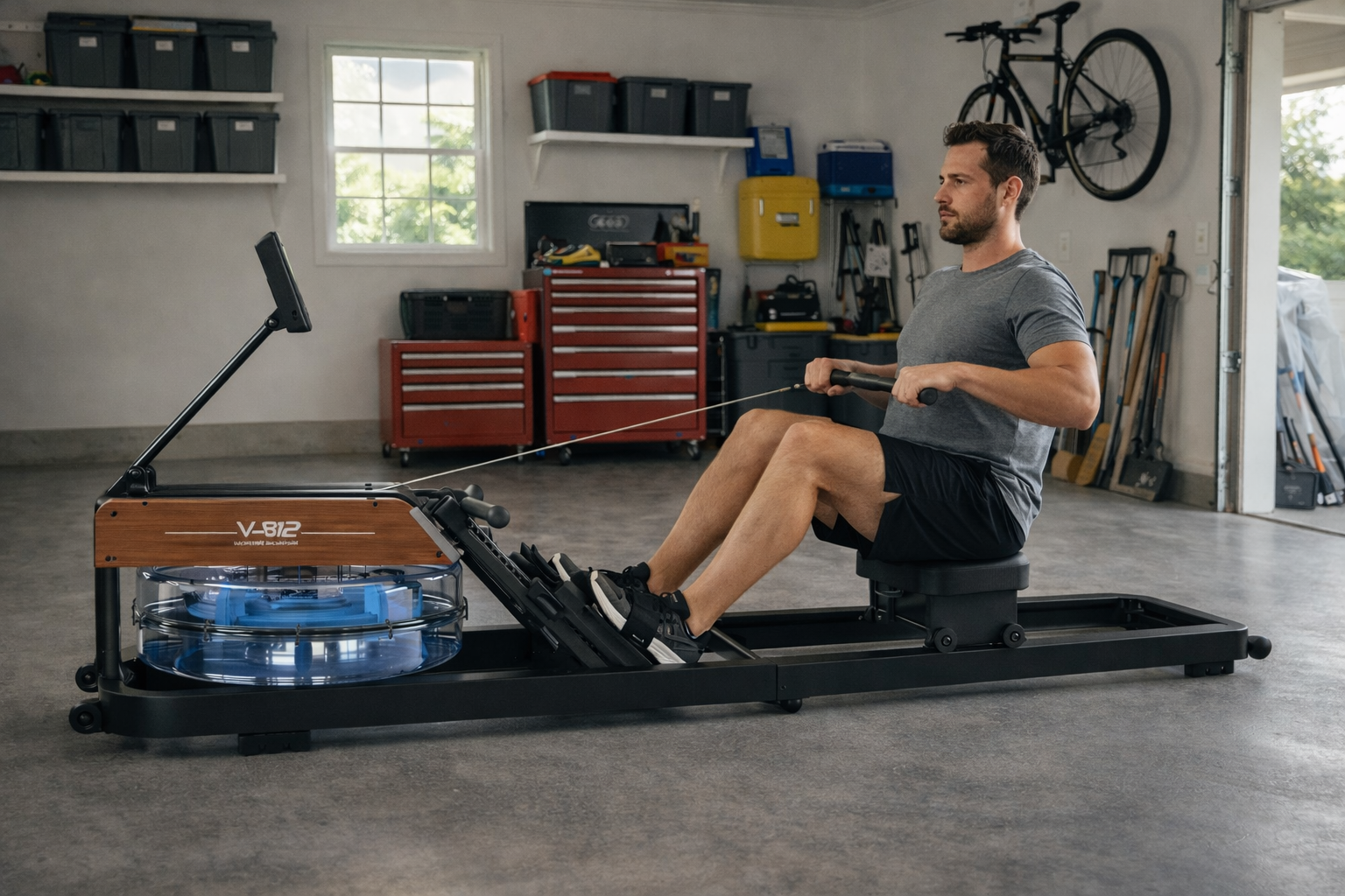 Rameur à Eau Endurioz Pliable – Bluetooth