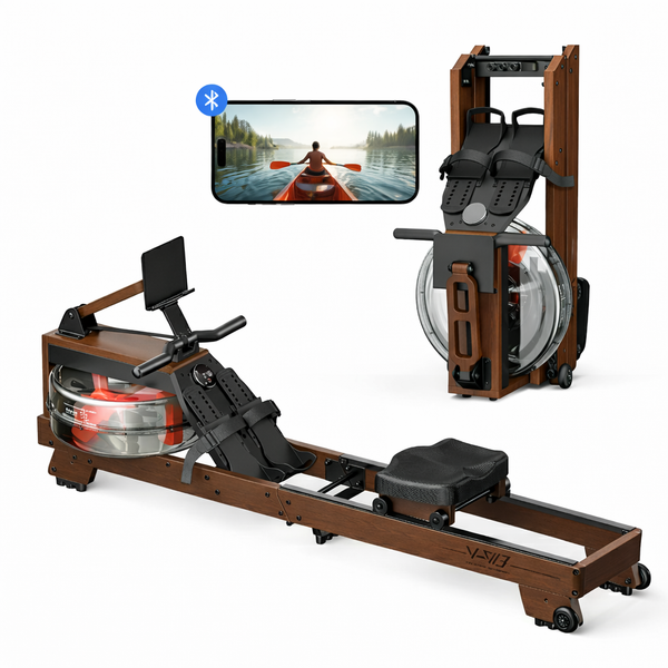 Rameur à eau pliable Bluetooth Endurioz W3
